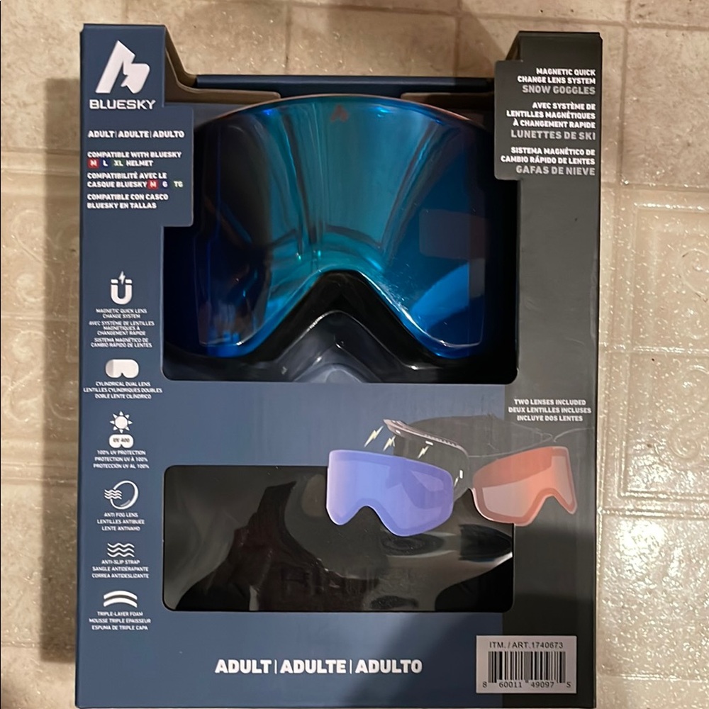 BLUESKY Snow Goggle with Magnetic Lens - Adult